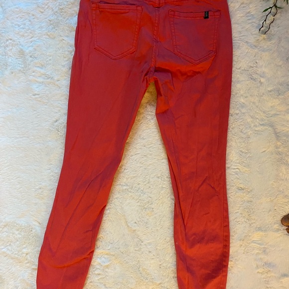Original Buffalo Mid rise skinny jeans pink/orange NWT by David Bitton - Picture 6 of 16